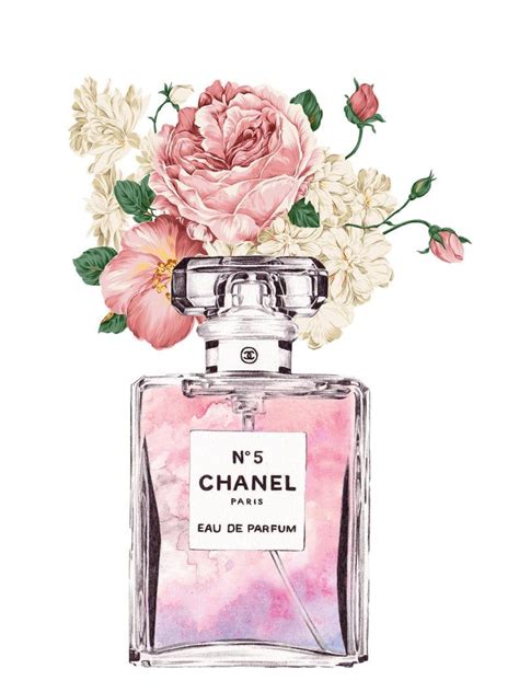 custome printed chanel perfume|printable Chanel wall art.